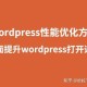 WordPress太慢了有什么办法解决吗？