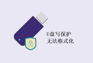 U盘格式化不了，又打不开，提示被写保护怎么处理？