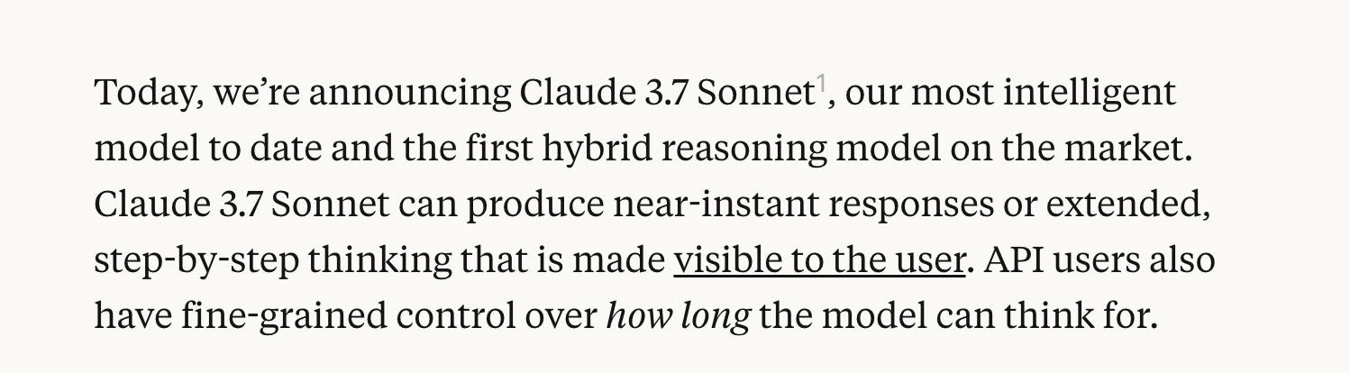 如何看待 A 社发布的 Claude 3.7 Sonnet？  第2张