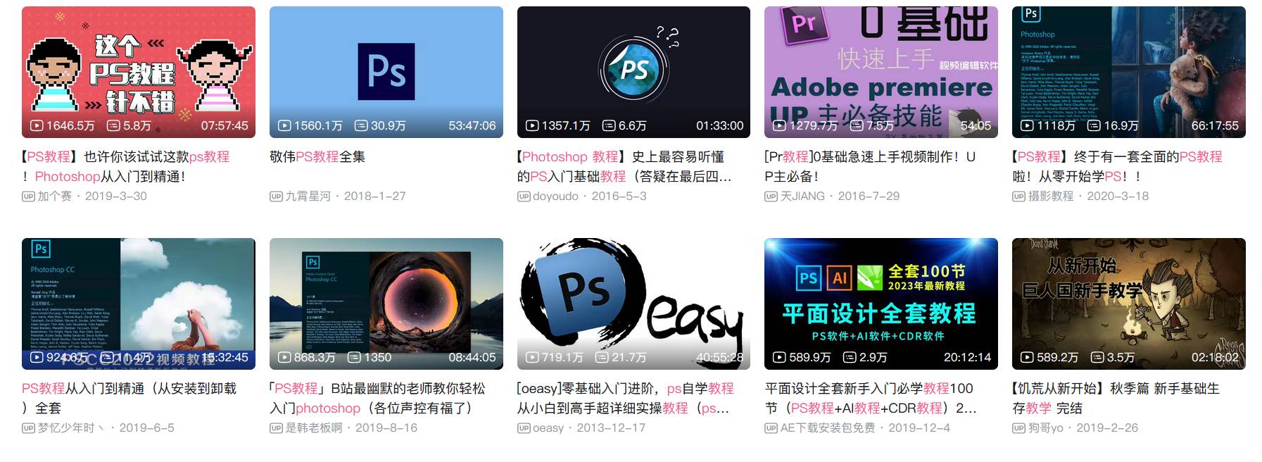 PS  PR AE C4D学会这四种软件大概需要多久？哪个最难学呢？ 第3张