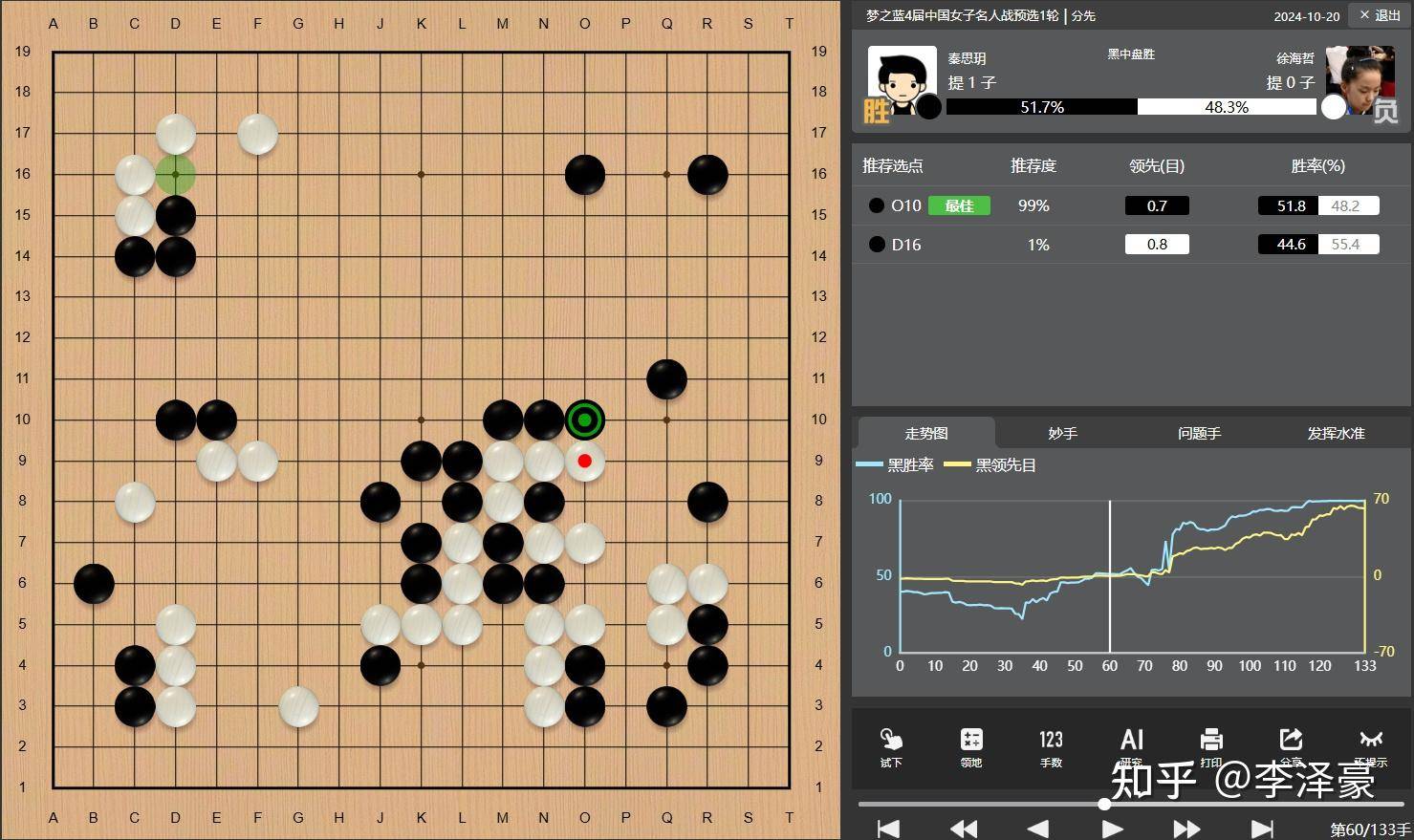 19 岁围棋手秦思玥用 AI 作弊，被撤销段位禁赛 8 年，如何看待此事？棋类比赛反作弊手段够完备吗？  第8张